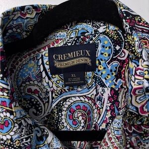Daniel Cremieux Men's Multicolor Paisley Shirt